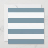 Tropical Summer Umbrella Donut Blue Graduation 招待状 (裏面)