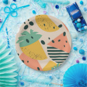 Tropical & Summer Vibes ペーパープレート (パーティー)