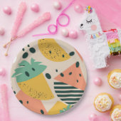 Tropical & Summer Vibes ペーパープレート (パーティー)