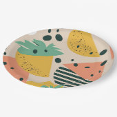 Tropical & Summer Vibes ペーパープレート (アングル)