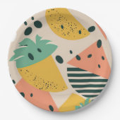 Tropical & Summer Vibes ペーパープレート (正面)