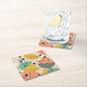 Tropical & Summer Vibes Square Paper Coaster スクエアペーパーコースター (インサイチュ)