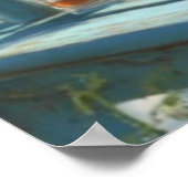 Tropical Sunflower Beach Wall Art | Ocean Print" ポスター (角)