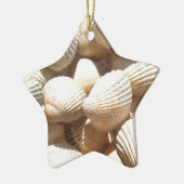Tropical Sunny Exotic Sea Shells セラミックオーナメント (左)