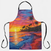 Tropical Sunset Apron エプロン (正面)