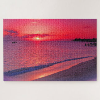 Tropical Sunset Beach Jigsaw Puzzle ジグソーパズル