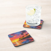 Tropical Sunset Beverage Coaster コースター (右側)