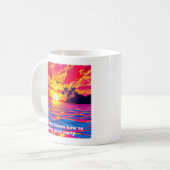 Tropical Sunset Bliss コーヒーマグカップ (正面左)