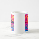 Tropical Sunset Bliss コーヒーマグカップ (中央)