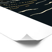 Tropical Sunset Escape – Minimalist Palm Tree Wall ポスター (コーナー)