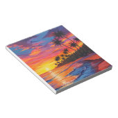 Tropical Sunset Notepad ノートパッド (アングル)