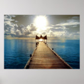 Tropical Sunset Poster Large ポスター (正面)