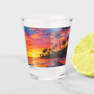 Tropical Sunset Shot Glass  ショットグラス