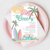 Tropical Surf 1st Birthday Invitation 招待状