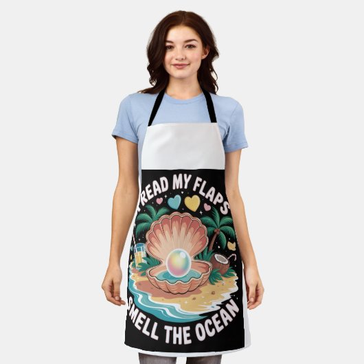 Tropical Tease  Spread My Flaps, Smell the Ocean  エプロン (着用した状態)