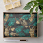 Tropical Tigers & Leaves | Bold Jungle Pattern 薄葉紙 (ギフト)