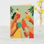 Tropical Toast to Bride-to-Be カード (黄色い花)