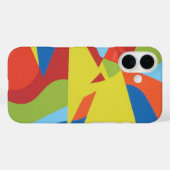 Tropical Toucan Beak Abstract Design Phone Cover Case-Mate iPhoneケース (裏面 (横))