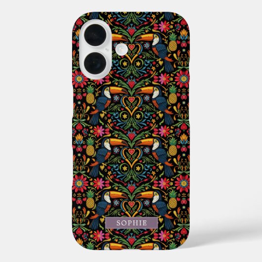Tropical Toucan Vibrant  Case-Mate iPhoneケース (裏面)