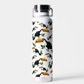 Tropical Toucans - Playful Jungle ウォーターボトル (背面)