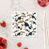 Tropical Toucans - Playful Jungle スタンダードカクテルナプキン (インサイチュ)