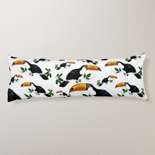 Tropical Toucans - Playful Jungle ボディピロー (裏面)