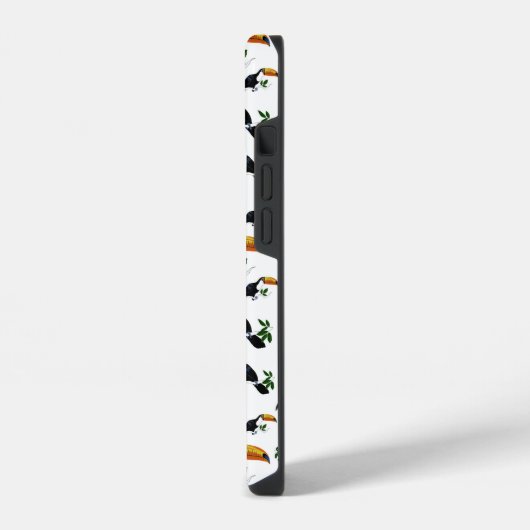 Tropical Toucans - Playful Jungle  iPhoneケース (左側面)