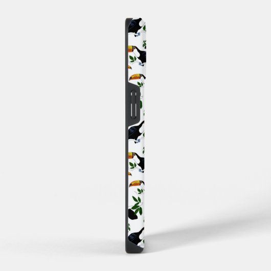Tropical Toucans - Playful Jungle  iPhoneケース (右側面)