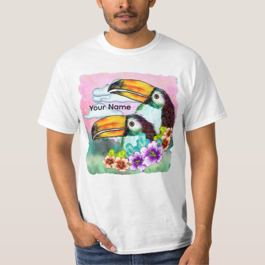 Tropical Toucans T-Shirt Tシャツ (正面)