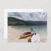 Tropical Tranquility – Labadee Beach Scene ポストカード (正面/裏面)