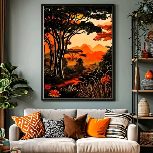 Tropical Twilight キャンバスプリント