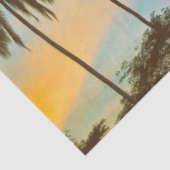 Tropical Twilight: Coconut Palm Silhouette 薄葉紙 (詳細)