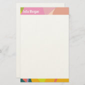 Tropical Vibes Colorful 便箋 (正面/裏面)