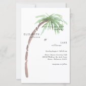 Tropical Vibes Foliage Budget Palm Tree Wedding (正面)
