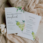 Tropical Vibes Mexico Beach Bachelorette Weekend 招待状