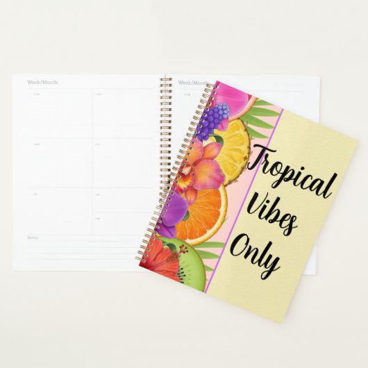 Tropical Vibes Only プランナー手帳 (ディスプレー)