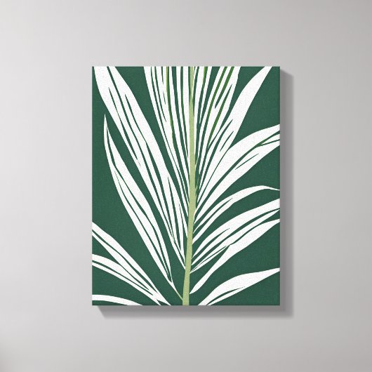 Tropical wall art - tropical leaf キャンバスプリント (正面)