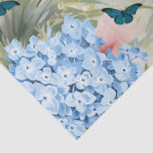 Tropical Watercolor Florals Flamingo & Butterflies 薄葉紙 (詳細)