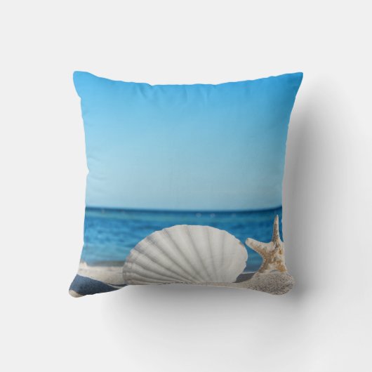 Tropical Wedding Ocean Beach クッション (裏面)