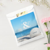 Tropical Wedding Ocean Beach フェイバーバッグ (封をした状態)