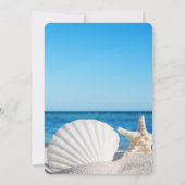 Tropical Wedding Ocean Beach  招待状 (裏面)