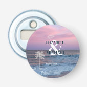 Tropical Wedding Sunrise Ocean Beach 栓抜き (正面)