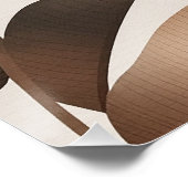 Tropical Zen – Minimalist Poster –Neutral Wall Art ポスター (コーナー)