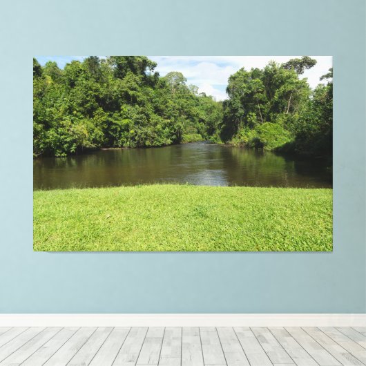 Tropical Zenith at Morro de São Paulo キャンバスプリント (インサイチュ (ウッドフロア))