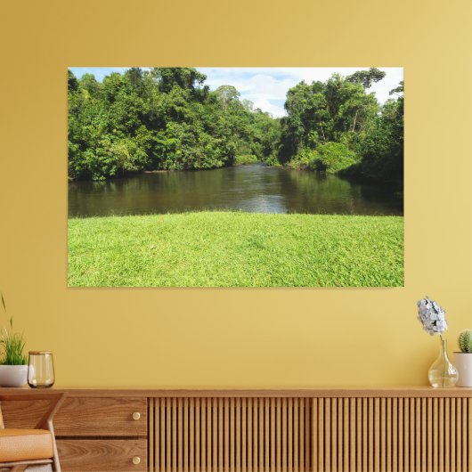 Tropical Zenith at Morro de São Paulo キャンバスプリント (インサイチュ (リビング))