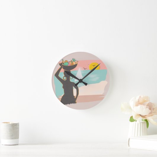 Tropicalisa  ラウンド壁時計 (ホーム)