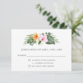 Tropical's 結婚 in ParadiseフローラRSVP 出欠カード (スタンド正面)