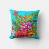 TropiColorフュージョンMacaw & Serenade クッション (正面)