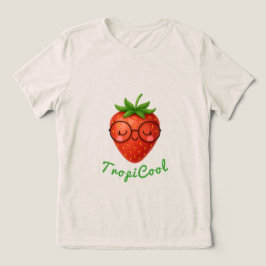 TropiCoolイチゴ – かわいい夏 トライブレンドＴシャツ