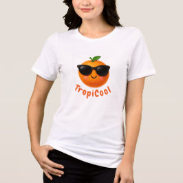 TropiCoolオレンジ – 甘い&サニーフルーツTシャツ トライブレンドＴシャツ